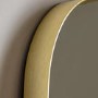 Gold Organic Shaped  Mirror - Holworth - Caspian House