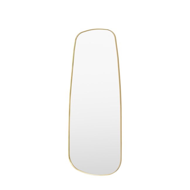 Gold Organic Shaped  Mirror - Holworth - Caspian House