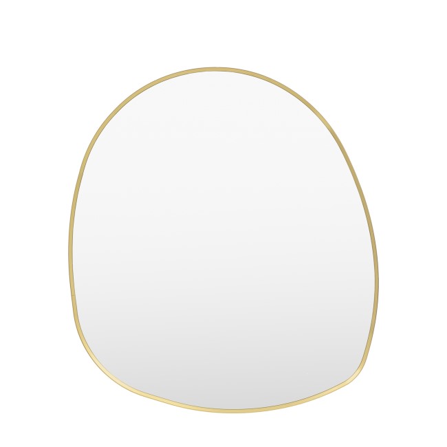 Gold Large Pebble Mirror -  Holworth  - Caspian House