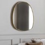 Gold Large Pebble Mirror -  Holworth  - Caspian House