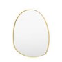 Gold Large Pebble Mirror -  Holworth  - Caspian House