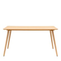 Large Oak Table -Seats 4 - Siya - Caspian House