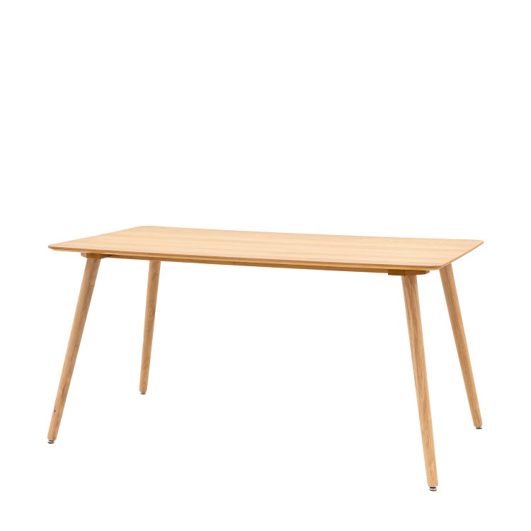 Large Oak Table -Seats 4 - Siya - Caspian House