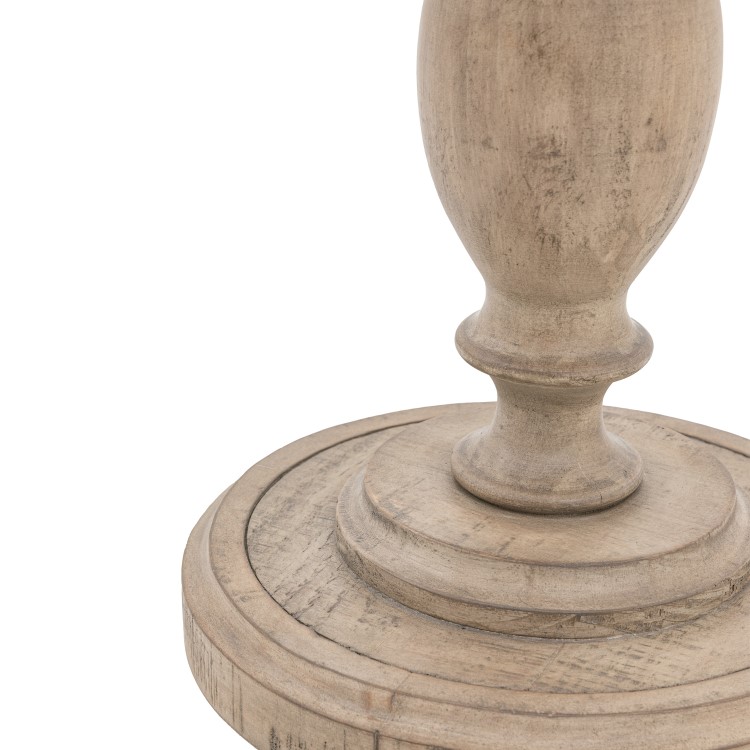 Rustic Round Side Table - Vancouver - Caspian House