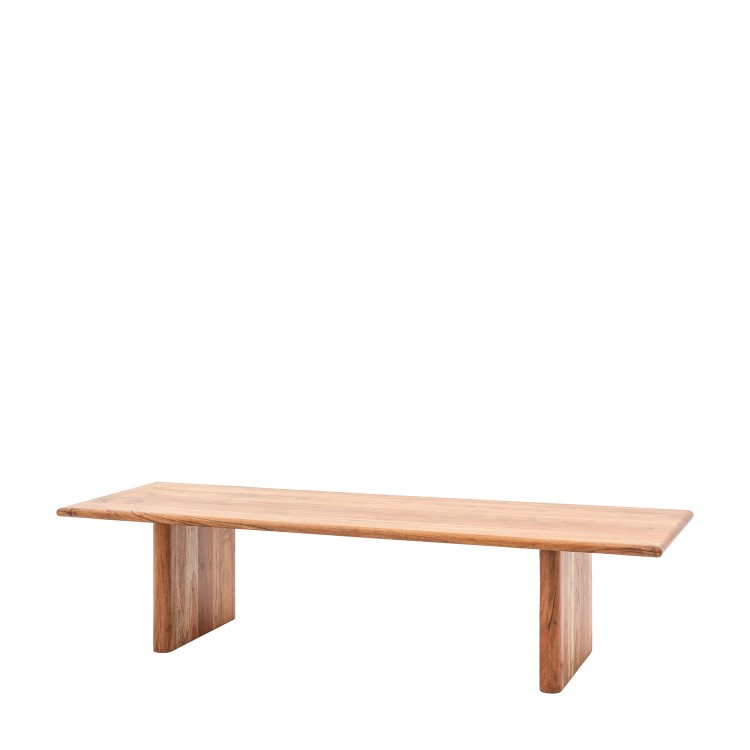 Acacia Wood Coffee Table - Borden - Caspian House