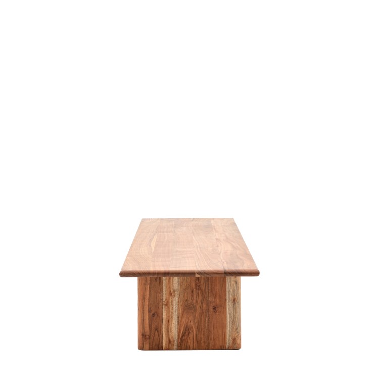 Acacia Wood Coffee Table - Borden - Caspian House