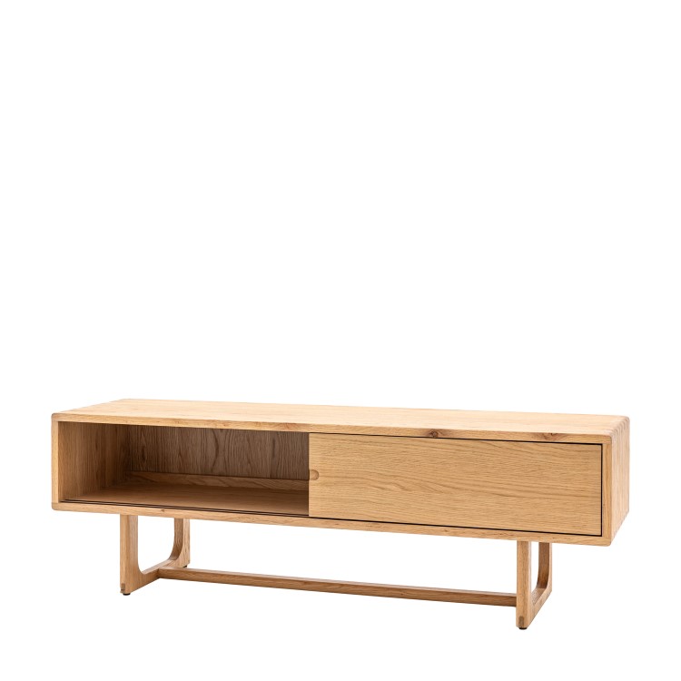 Natural Oak Media Unit - Craft - Caspian House 