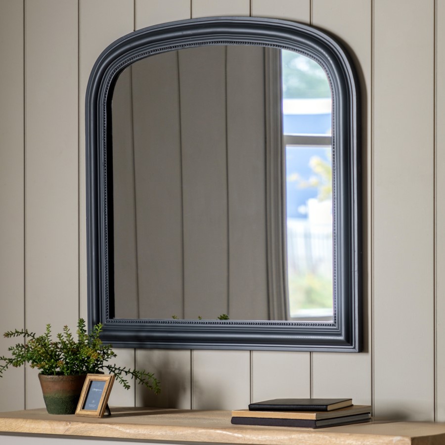 Overmantle Grey Mirror - Sherwood - Caspian House