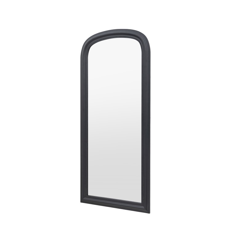 Black Arched Leaner Mirror - Sharewood - Caspian House