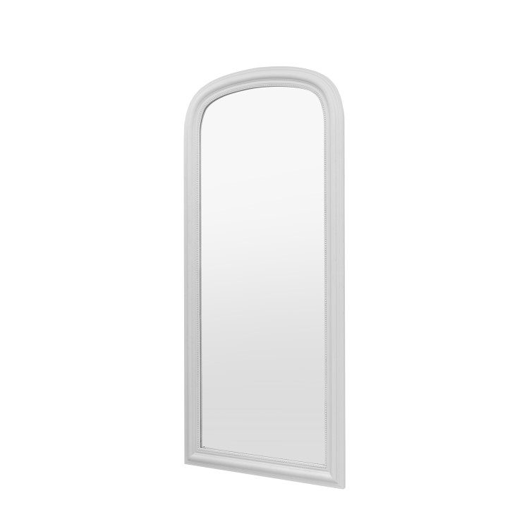 White Arched Leaner Mirror - Sharewood - Caspian House