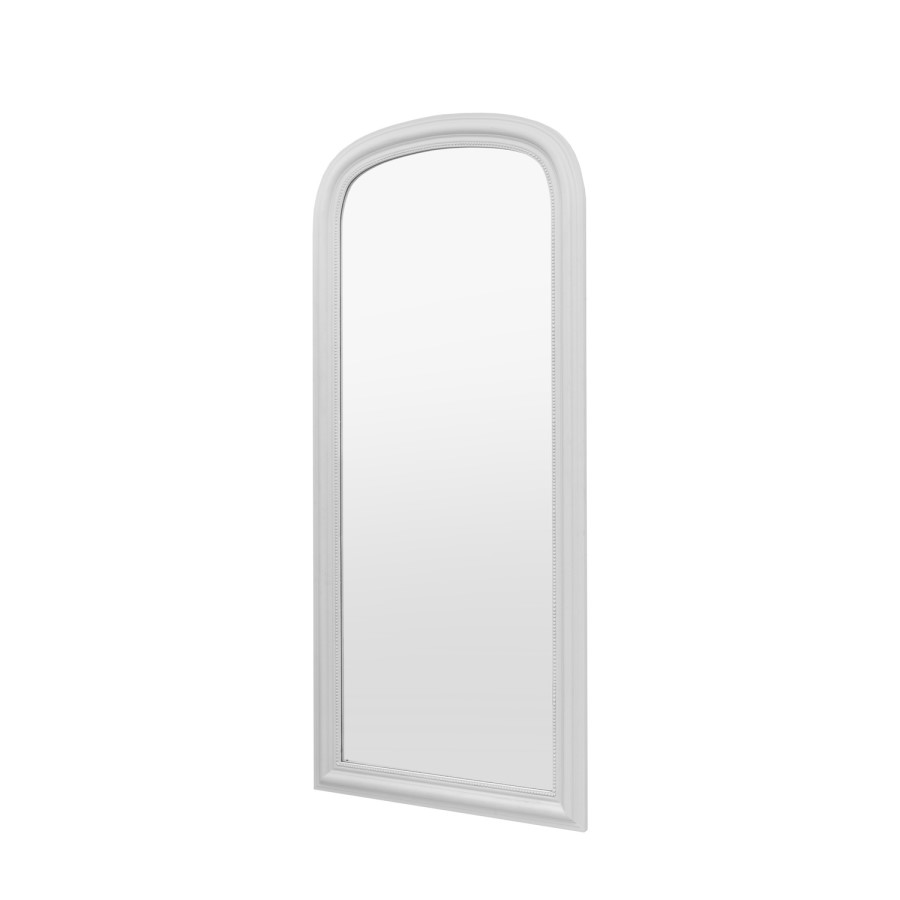 White Arched Leaner Mirror - Sharewood - Caspian House