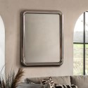 FOL106126 Reflective Chrome Rectangle Mirror - Specchio - Caspian House