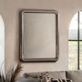 Reflective Chrome Rectangle Mirror - Specchio - Caspian House