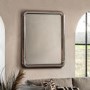 Reflective Chrome Rectangle Mirror - Specchio - Caspian House