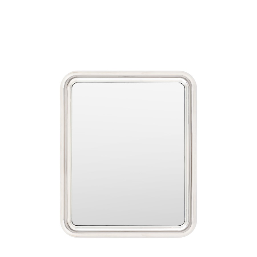 Reflective Chrome Rectangle Mirror - Specchio - Caspian House