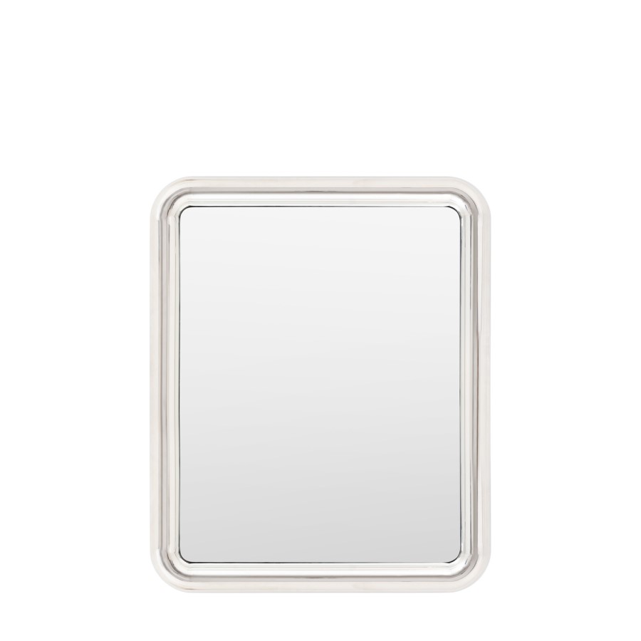 Reflective Chrome Rectangle Mirror - Specchio - Caspian House