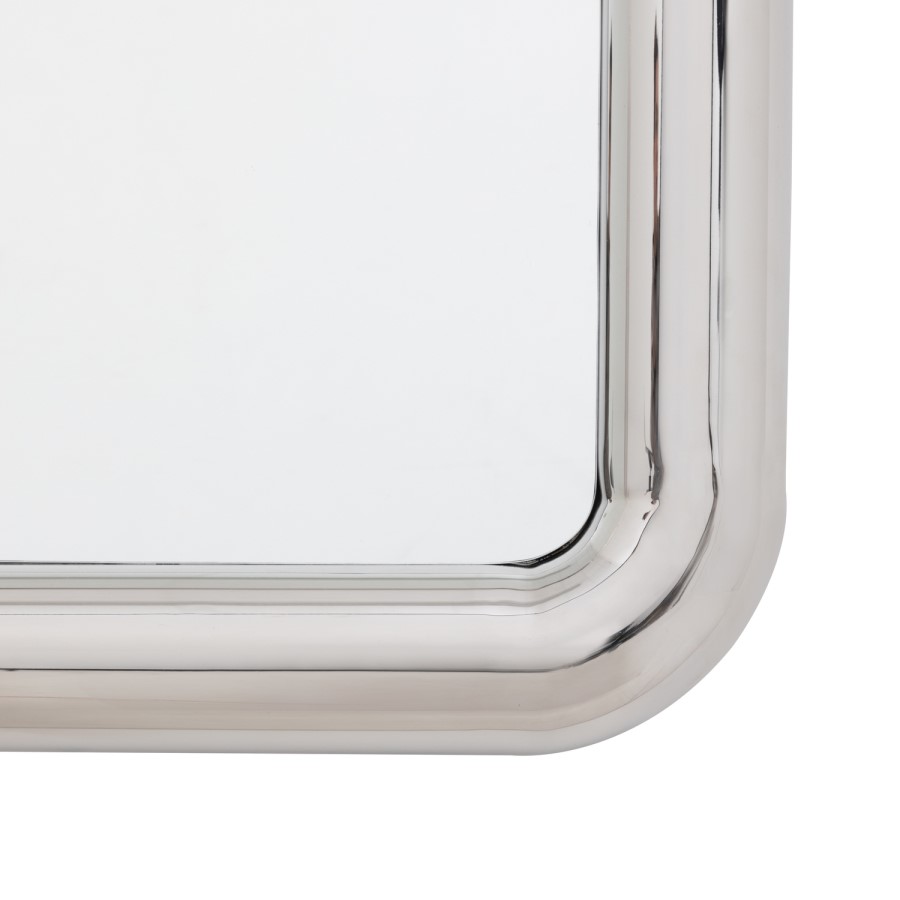 Reflective Chrome Rectangle Mirror - Specchio - Caspian House