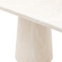 Travertine Oval Dining Table - Seats 6 - Pedra - Caspian House
