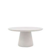 Stone Effect Round Dining Table - Seats 4 - Pedra - Caspian House  Stone Effect Round Dining Table - Seats 4 - Pedra - Caspian House