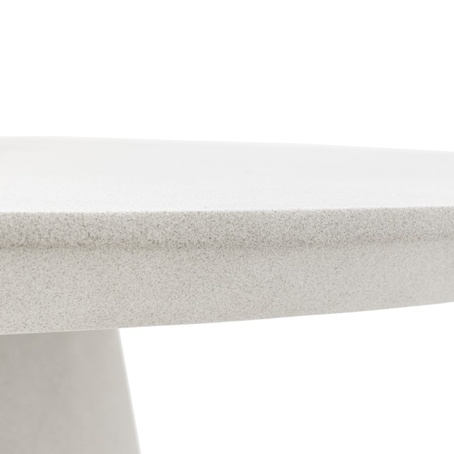 Stone Effect Round Dining Table - Seats 4 - Pedra - Caspian House 