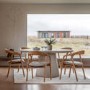 Stone Effect Round Dining Table - Seats 4 - Pedra - Caspian House