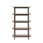 Tall Smoked Oak Bookcase- Siya - Caspian House