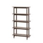 Tall Smoked Oak Bookcase- Siya - Caspian House