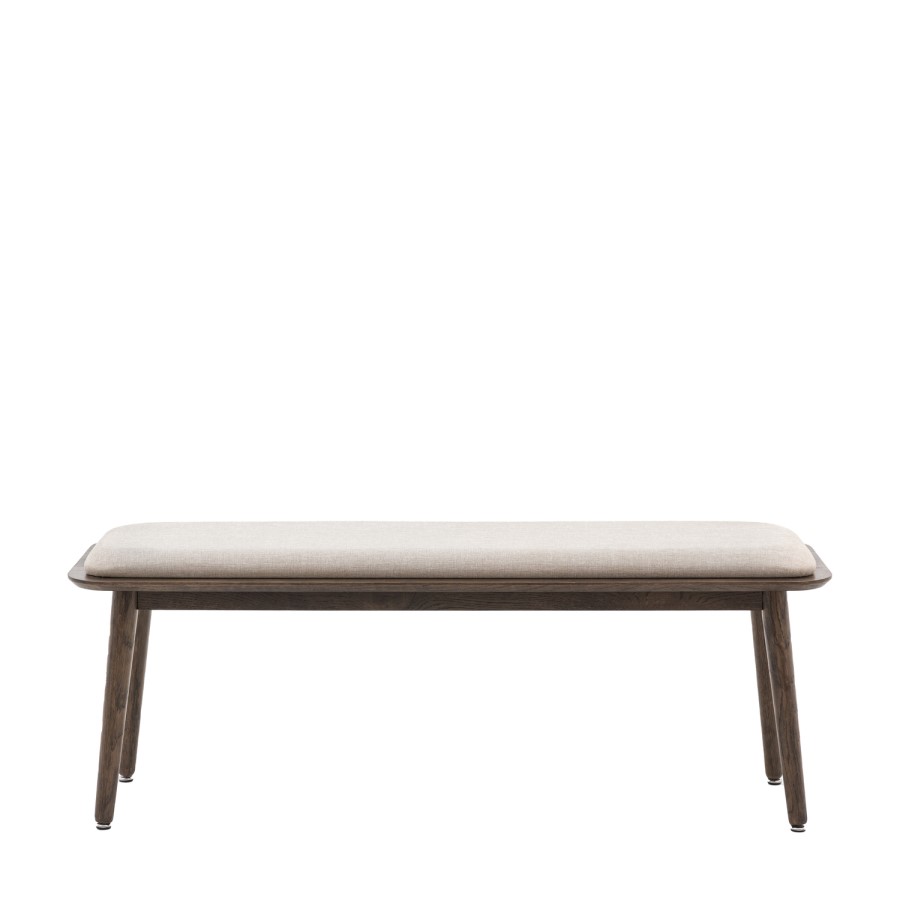 Smoked Oak Bench - Siya -Caspian House