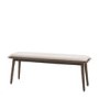 Smoked Oak Bench - Siya -Caspian House