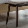 Smoked Oak Bench - Siya -Caspian House