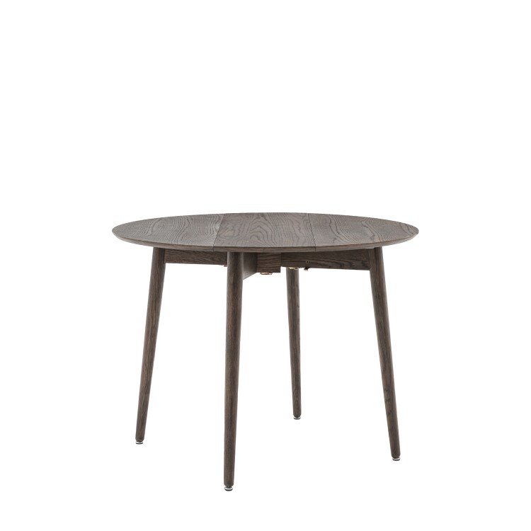 Smoked Oak Folding Dining Table - Siya- Caspian House