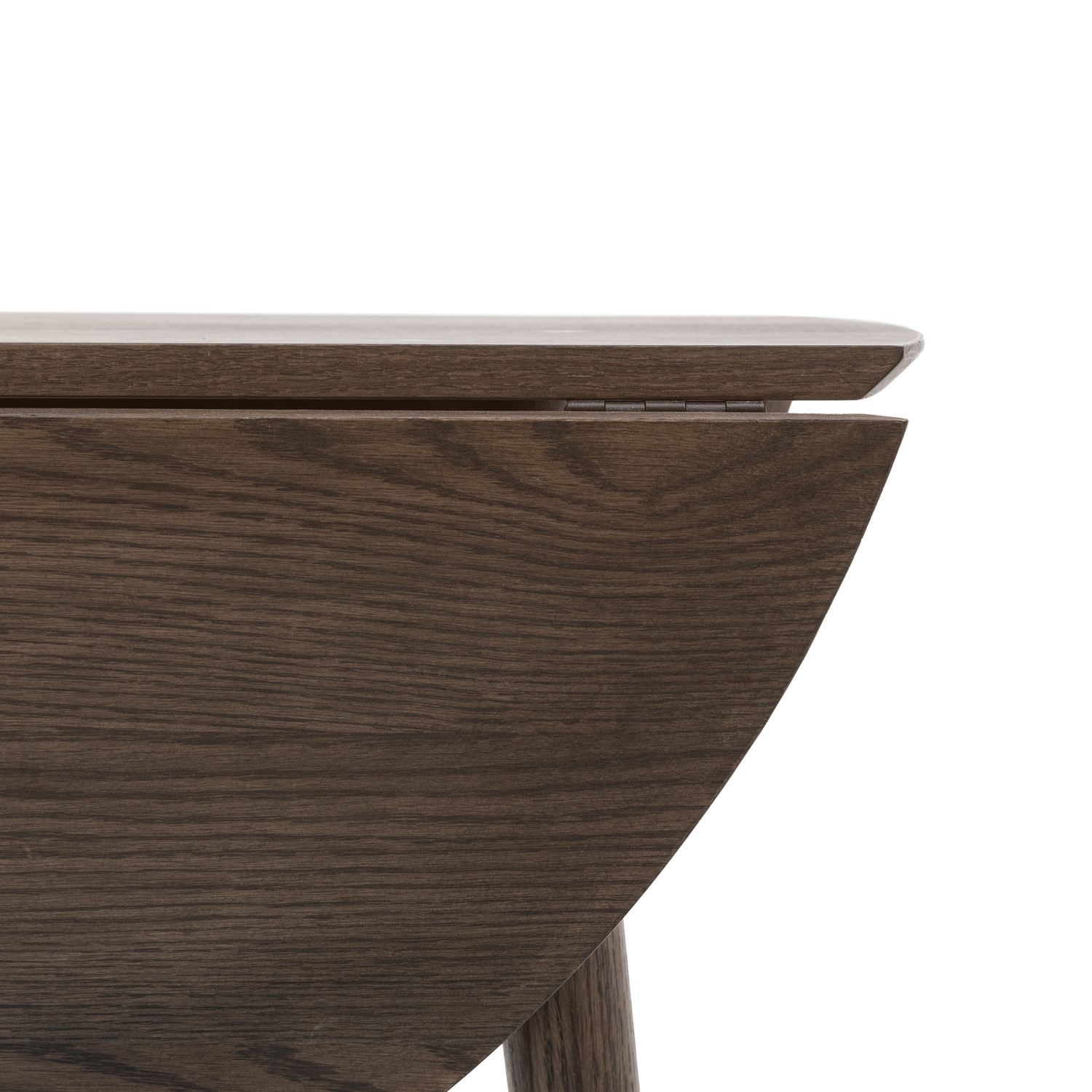 Smoked Oak Folding Dining Table - Siya- Caspian House - Furniture123