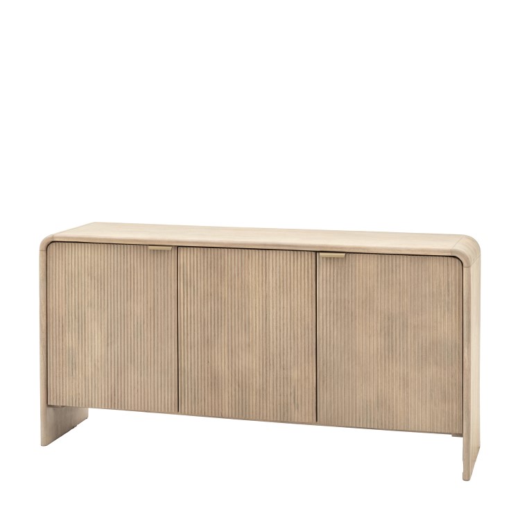 Mango Wood 3 Doors Sideboard - Colonna - Caspian House