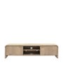 Large Mango Wood TV Stand with Storage - TV's up to 65" - Colonna - Caspian House