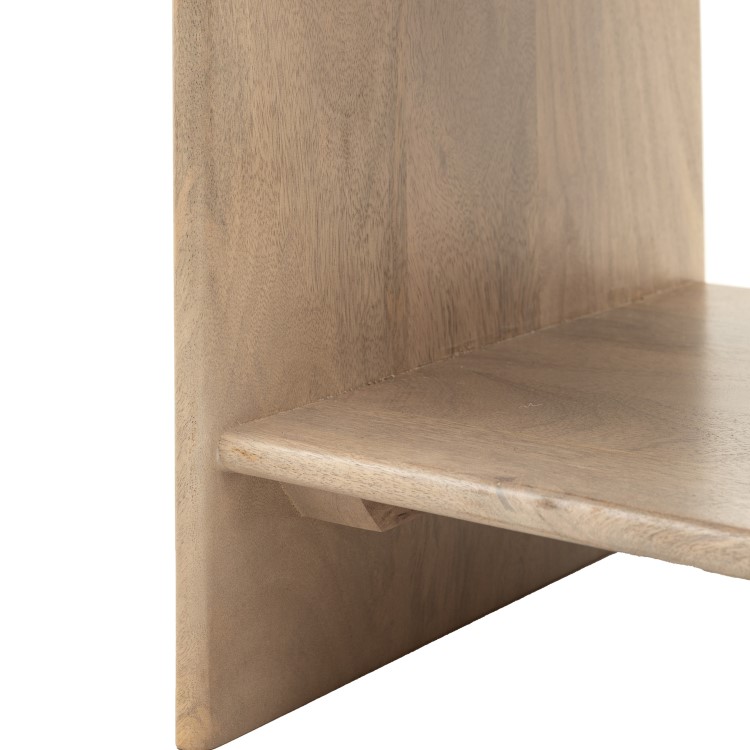 Mango Wood 1 Drawer Side Table - Colonna - Caspian House