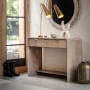 Mango Wood 2 Drawer Console Table - Colonna -  Caspian House