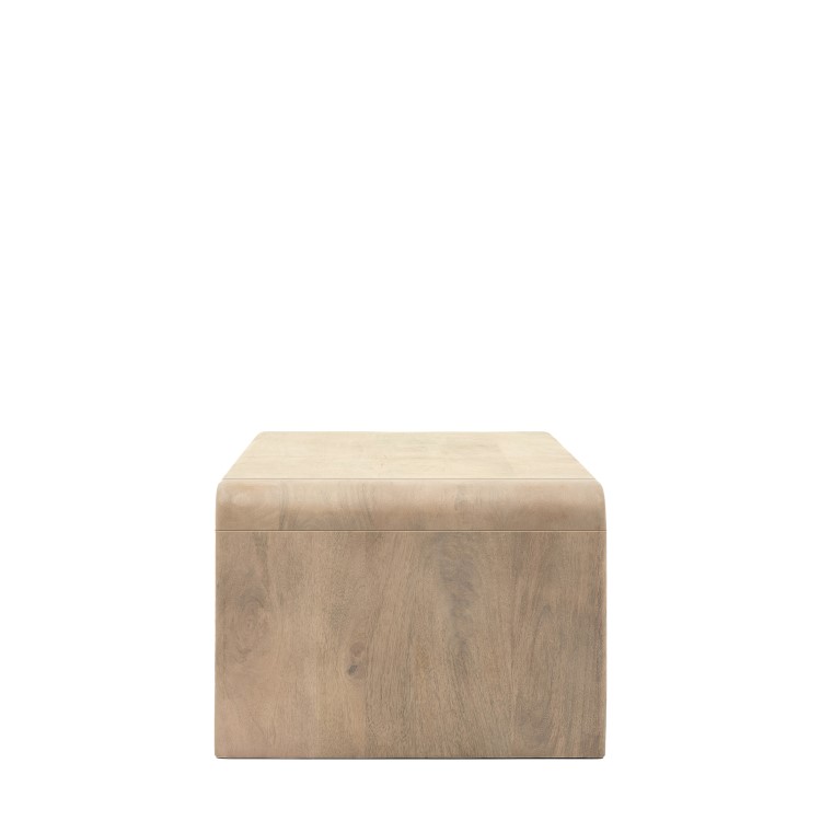 Mango Wood 1 Drawer Coffee Table - Colonna- Caspian House