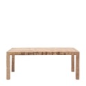 FOL106144 Natural Mango Wood Dining Table 200cm - Iowa - Caspian House
