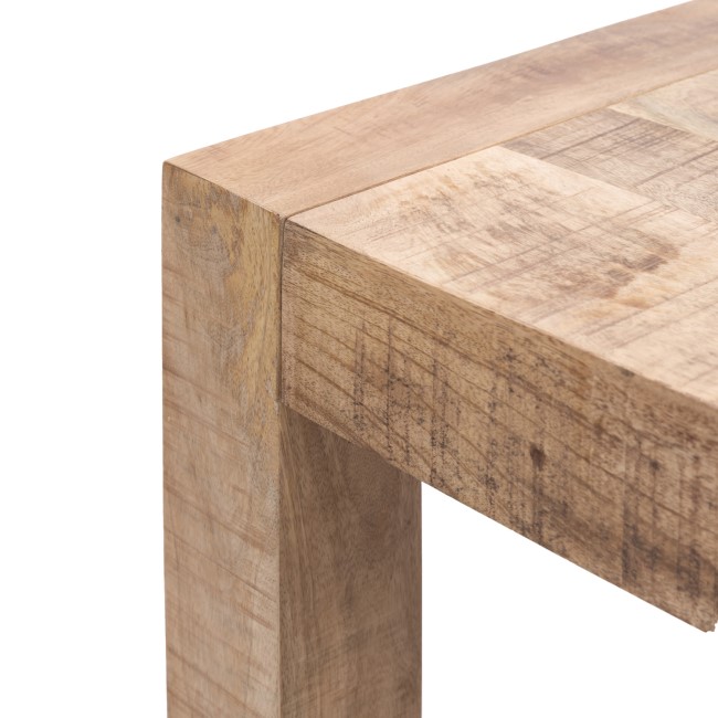 Natural Mango Wood Dining Table 200cm - Iowa - Caspian House