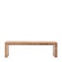 Large Natural Mango Wood Dining Bench - Seats 2-3 - Iowa - Caspian House