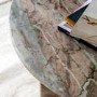 Solid Marble Neutral Coffee Table - Amalfi -  Caspian Hosue 