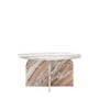 Solid Marble Neutral Coffee Table - Amalfi -  Caspian Hosue 