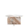 Solid Marble Neutral Coffee Table - Amalfi -  Caspian Hosue 