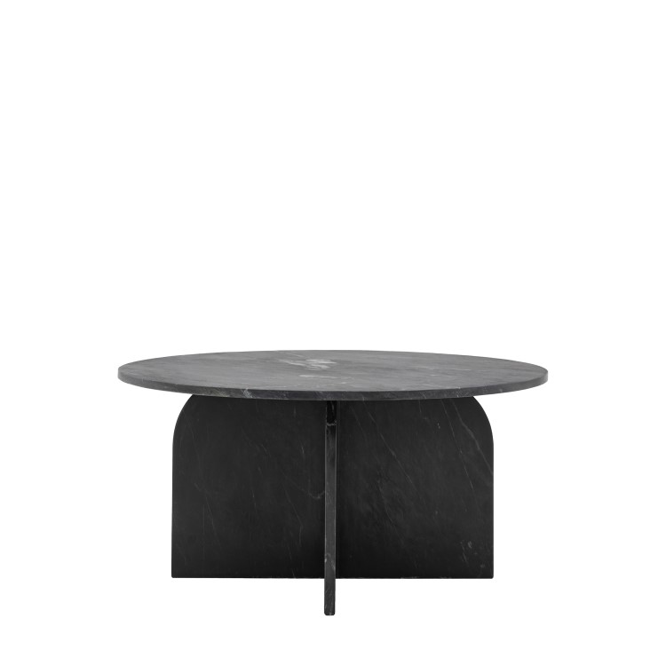 Marble Coffee Table Charcoal - Amalfi  - Caspian House