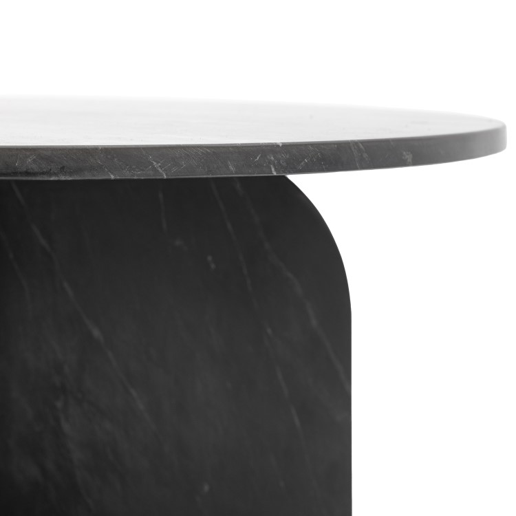 Marble Coffee Table Charcoal - Amalfi  - Caspian House