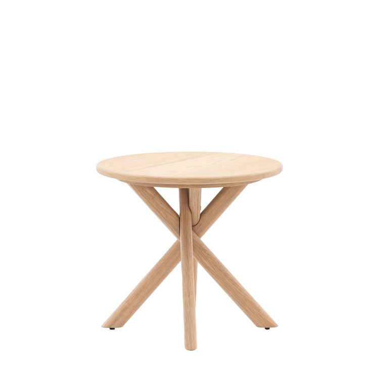 Natural Wood Side Table - Korsa - Caspian House