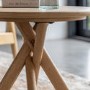 Natural Wood Side Table - Korsa - Caspian House