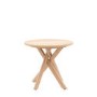 Natural Wood Side Table - Korsa - Caspian House