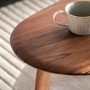 Walnut Organic Shaped Nest of 2 Coffee Tables - Madrid - Caspian House