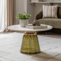 Marble Coffee Table Green - Seville - Caspian House